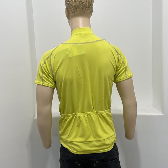 ecos Performance Wear Short Sleeve  T-Shirt Green Zipper Pockets Size  M NWT - Picture 2 of 9